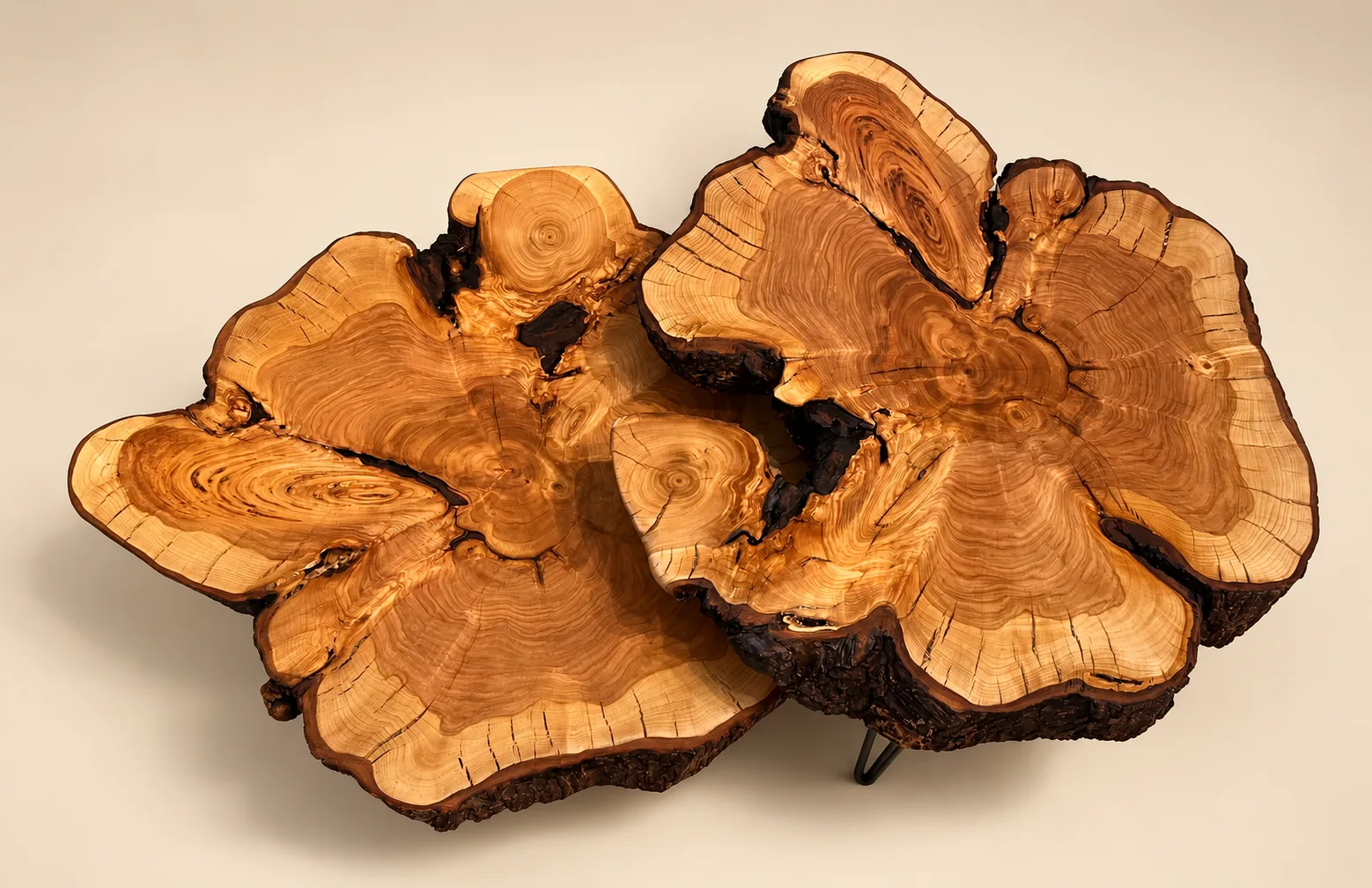 Duett aus Kirschbaum, Studioansicht